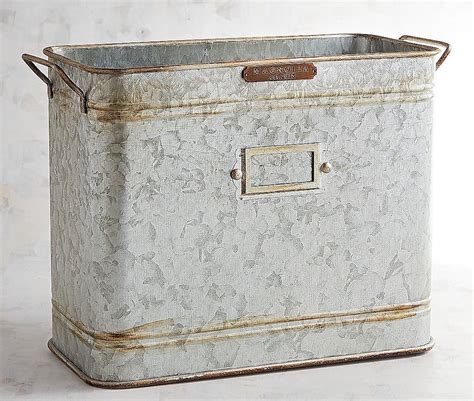 farmhouse metal box|Country / Farmhouse Metal Storage Containers.